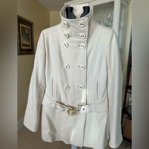 Guess Cream and Black Embroidered Jacket